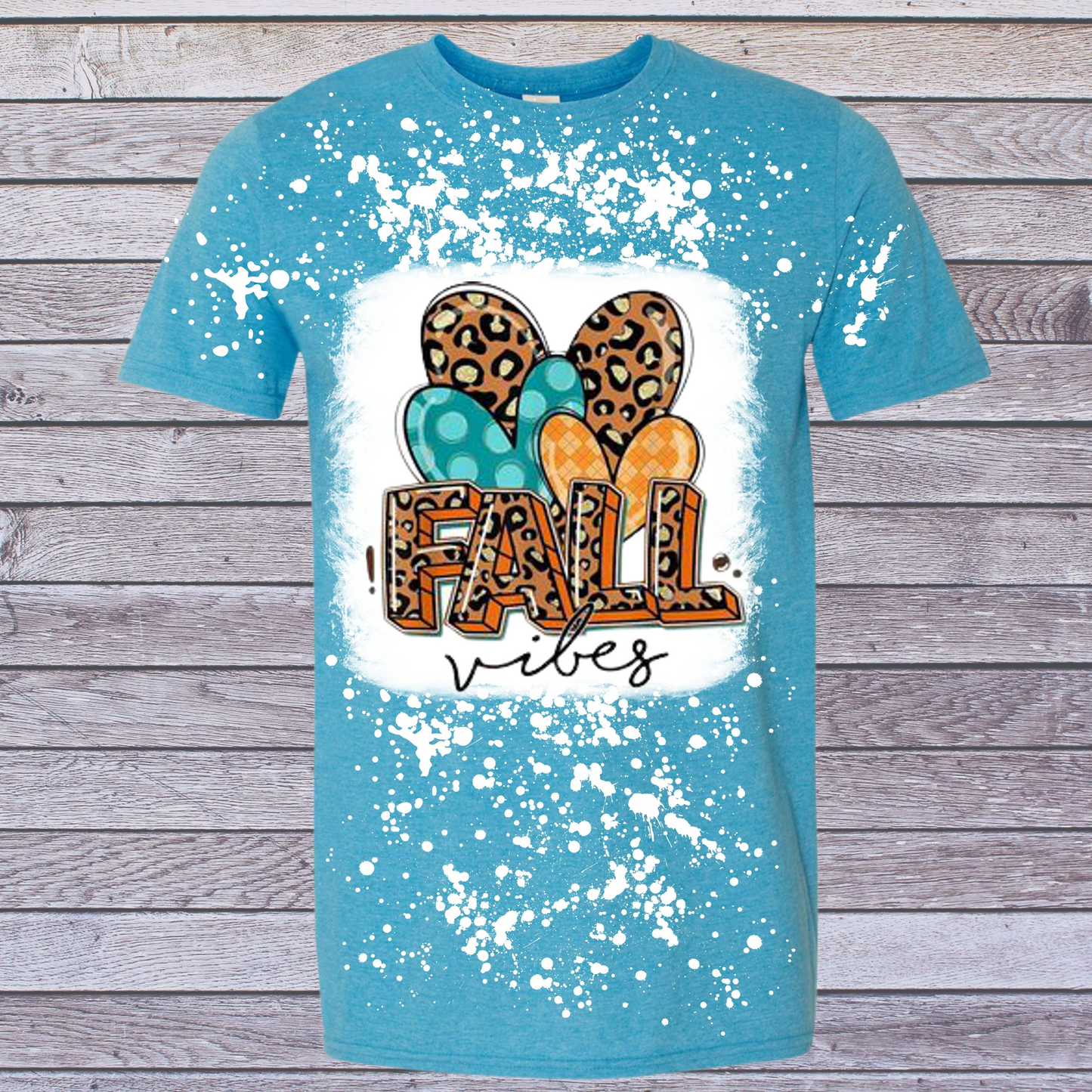 FALL Heart Vibes Bleach Tee