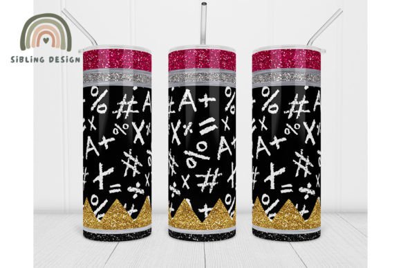 Chalk Board Pencil Tumbler