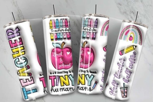 3D Teacher Tumbler