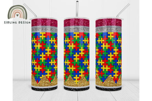 Autism Awareness Teacher Tumbler