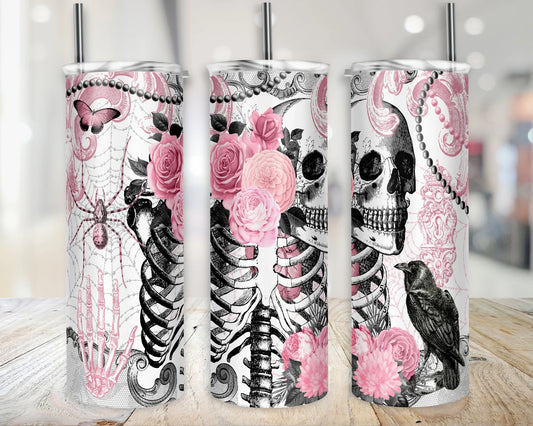 Pink Goth Tumbler