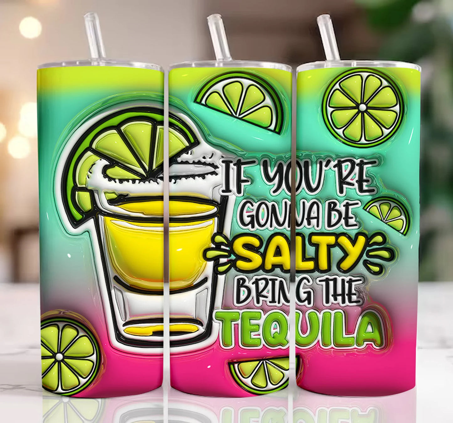 3D Bring the Tequila Tumbler