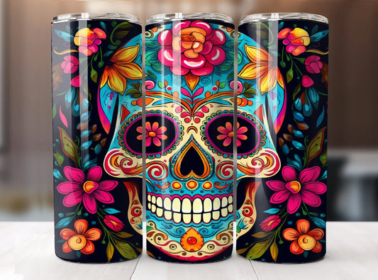 Sugar Skull Tumbler